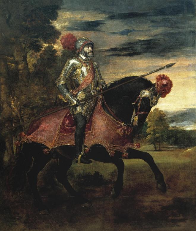 El emperador Carlos V a caballo